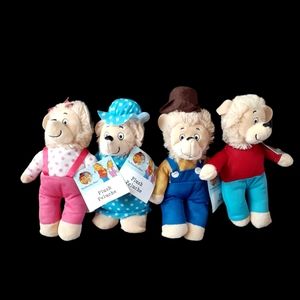 The Berenstain Bears Family Plushies